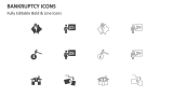 Bankruptcy Icons - Slide 2