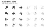 Table Tennis Icons - Slide 2