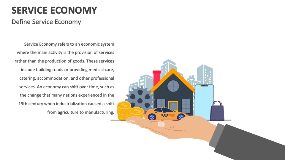 Service Economy PowerPoint and Google Slides Template PPT Slides