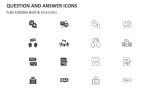 Question and Answer Icons - Slide 2