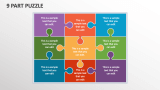 9 Part Puzzle - Slide 1