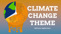 Climate Change Theme - Slide 1