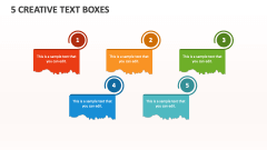 5 Creative Text Boxes - Slide 1