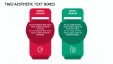 Two Aesthetic Text Boxes - Slide 1