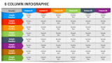 6 Column Infographic - Slide 1