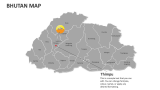 Bhutan map - Slide 9