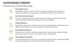 Characteristics of Sustainable Energy - Slide 4