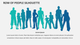 Row of People Silhouette - Slide 3