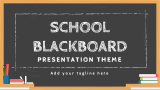 School Blackboard Presentation Theme - Slide 1