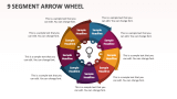 9 Segment Arrow Wheel - Slide 1
