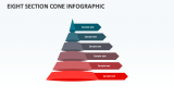 Eight Section Cone infographic - Slide 1