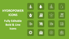Hydropower Icons - Slide 1