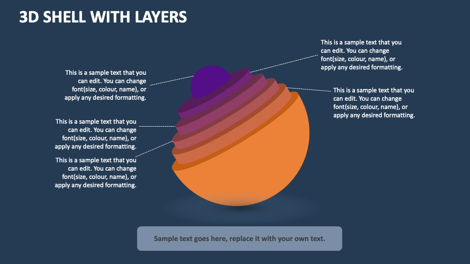 3D Shell with Layers Template for PowerPoint and Google Slides - PPT Slides