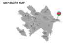 Azerbaijan Map - Slide 2