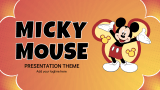 Mickey Mouse Presentation Theme - Slide 1