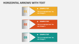 Horizontal Arrows with Text - Slide 1