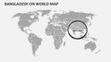 Bangladesh On World Map - Slide 2