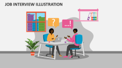 Job Interview Illustration - Slide 1