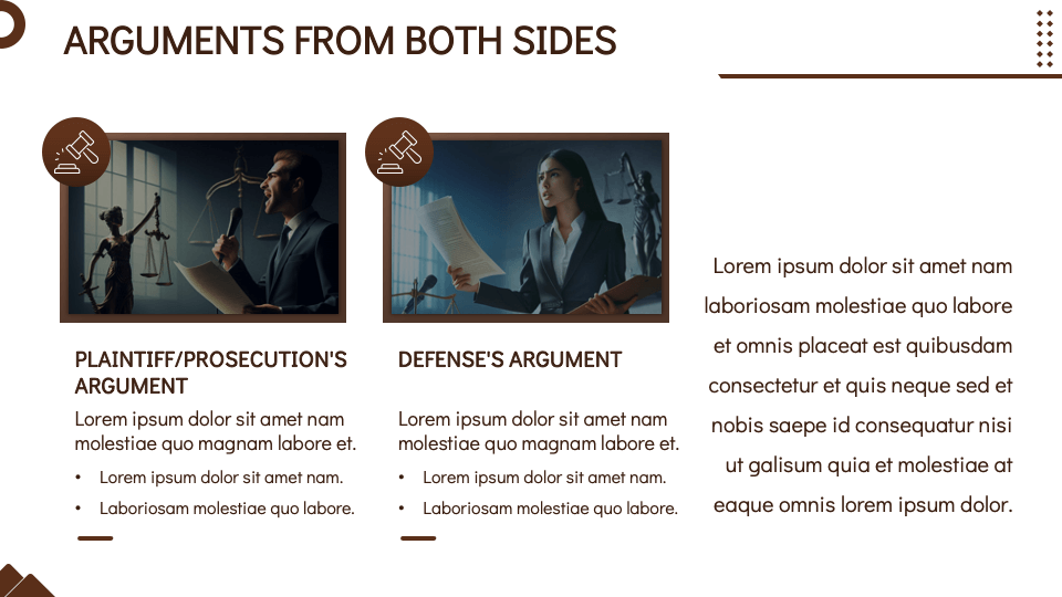Free - Court Case Overview Presentation for Google Slides and ...