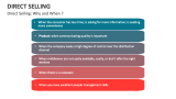 Direct Selling: Why and When ? - Slide 1