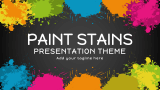 Paint Stains Presentation Theme - Slide 1