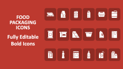 Food Packaging Icons - Slide 1