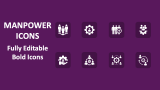 Manpower Icons - Slide 1
