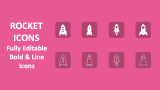 Rocket Icons - Slide 1