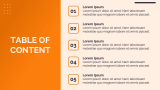 Minimal Orange Presentation - Slide 2