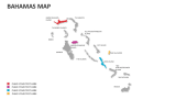 Bahamas map - Slide 4