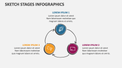 Sketch Stages Infographics - Slide 1