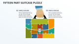 Fifteen Part Suitcase Puzzle - Slide 1