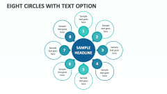 Eight Circles with Text Option - Slide 1