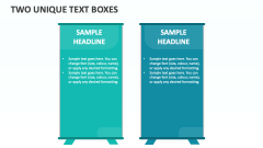 Two Unique Text Boxes - Slide 1