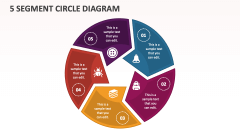 5 Segment Circle Diagram - Slide 1