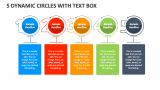 5 Dynamic Circles with Text Box - Slide 1
