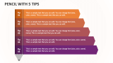 Pencil with 5 Tips - Slide 1
