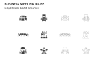Business Meeting Icons - Slide 2