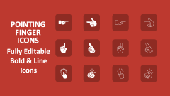 Pointing Finger Icons - Slide 1