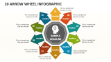 10 Arrow Wheel Infographic - Slide 1