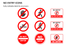 No Entry Icons - Slide 2