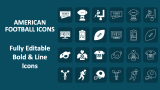 American Football Icons - Slide 1