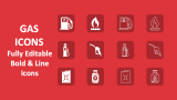 Gas Icons - Slide 1