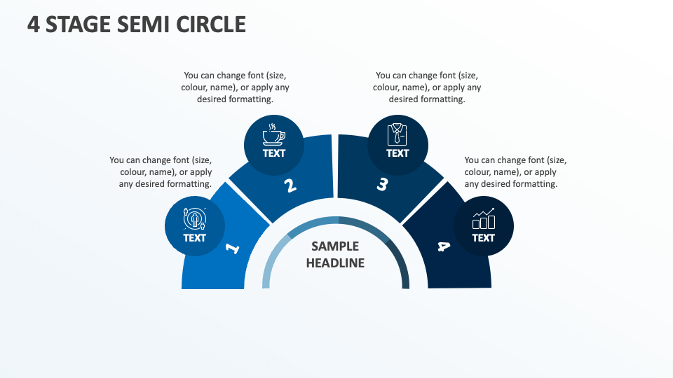 4 Stage Semi Circle - Slide 1