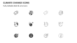 Climate Change Icons - Slide 2