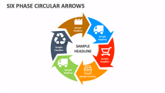 Six Phase Circular Arrows - Slide 1