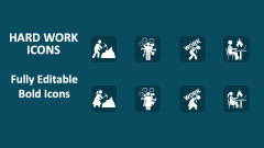 Hard Work Icons - Slide 1