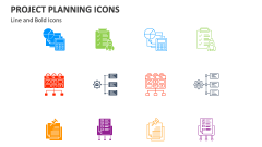 Project Planning Icons - Slide 1