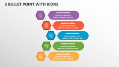 5 Bullet Point with Icons - Slide 1