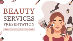 Beauty Services Presentation - Slide 1